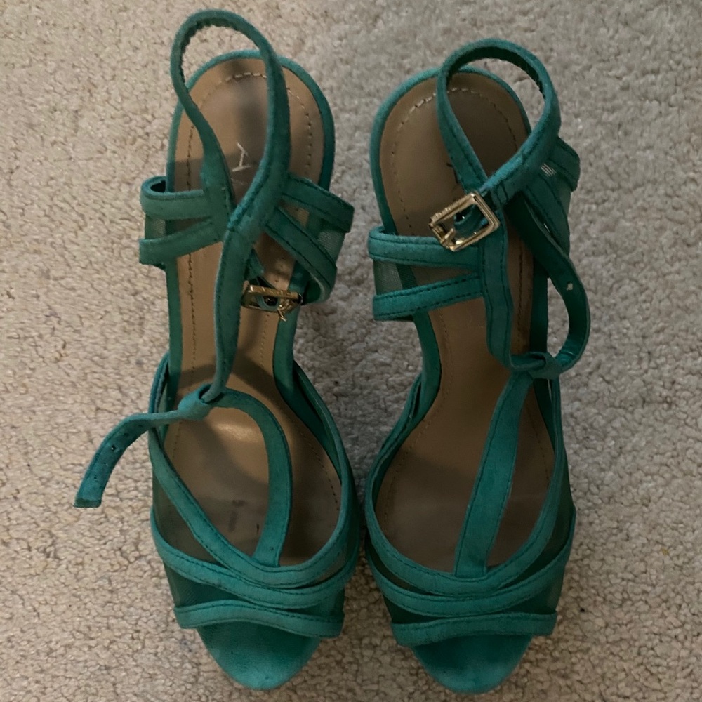Mint Green Heels